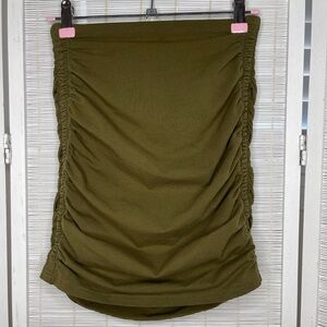 TNA Aritzia Ruched Tube Top